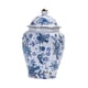 thumbnail image 4 of Tarro De Té De Cerámica Porcelana Blanca Azul Con Tapa Para Comedor Oficina Estilo De Boda B, 4 of 5