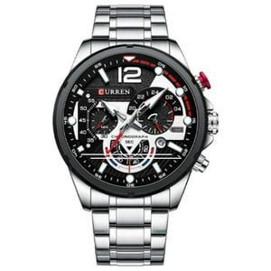 Reloj Analogo Plateado Curren 8395_3