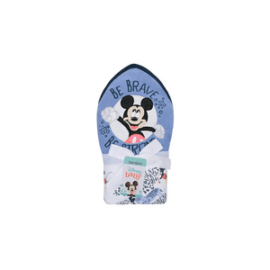 Bambino - Toalla Capucha Disney Mickey Color Celeste