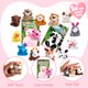 thumbnail image 4 of Tarjetas de regalo de San Valentín para niños con llavero de peluche, 4 of 9