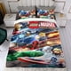 thumbnail image 4 of Los Súper Héroes de Marvel Conjunto de sábanas temático, trío de piezas, cómodo y amigable con la piel, diseño único, regalo de decoración para el hogar para familiares, amigos y fans,135cm *200cm, 4 of 6