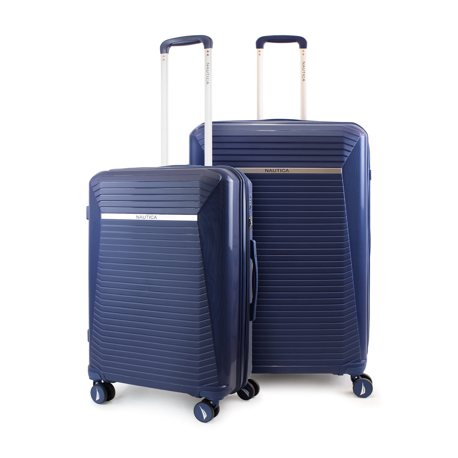 Pack 2 Maletas Nautica Niza Mediana 20kg Y Grande 23kg Azul
