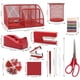 thumbnail image 3 of Organizador de Escritorio Shellvcase 12 en 1 Rojo Oficina, 3 of 3