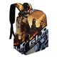 thumbnail image 2 of G.I. Joe-theme Backpack, Campus style schoolbag Bookbag with Adjustable Shoulder Straps And Large Zip Compartment, Unisex Travel Bags.42x30x15cm, 2 of 6