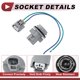 thumbnail image 4 of 1 Juego de cableado del casquillo de la luz de señal de giro delantera para Toyota Tacoma 1998-2000 No.9007599078 Arnés de conector de bombilla con enchufe pre-cableado, 4 of 7