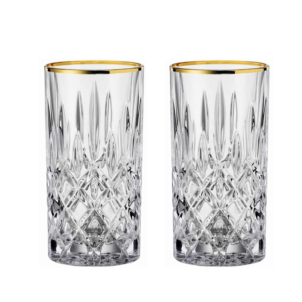 Set De Vasos De Cristal Nachtmann Noblesse Gold 375 Ml