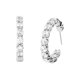 thumbnail image 1 of Pendientes de aro Michael Kors MKJ7311040 de latón con circonitas cúbicas, 1 of 6