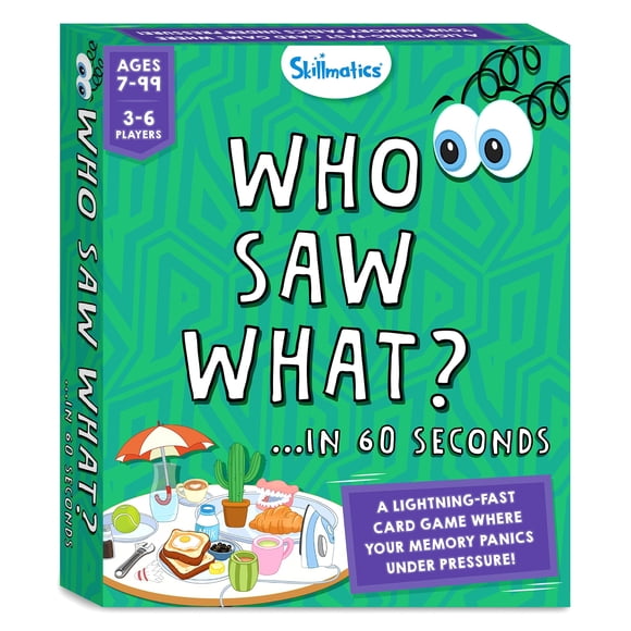 Juego De Mesa Who Saw What? Juego De Memoria