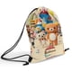 thumbnail image 5 of La Aventura en el Parque Temático de Rilakkuma Mochila de Cuerdas para Deportes y Gimnasio, Bolsa de Cuerdas Resistente al Agua, Bolsa Cinch, 30×40cm, 5 of 6