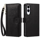 thumbnail image 2 of Funda Billetera Floral en Relieve samsung galaxy S25 edge con Tarjetero y Cremallera Negro, 2 of 6