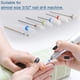 thumbnail image 5 of Juego de 7 brocas de cerámica para uñas, profesionales, para quitar cutículas de gel acrílico, de diamante, para manicura y pedicura, ideal para uso en salón de belleza en casa, ideal como regalo, 5 of 8
