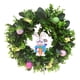 thumbnail image 5 of Corona De Pascua, Corona Redonda Colgante Para Puerta De Primavera, Decoración De Fondo De Fiesta, 5 of 5