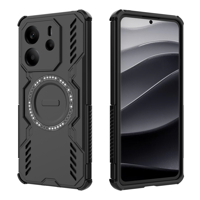 Funda Foxdock Para Xiaomi Redmi Note 14 4G , Magnética, Resistente A Golpes, Con Soporte, Unisex, Carga Inalámbrica