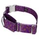 thumbnail image 5 of Collar para Perro Country Brook Petz 4 cm Púrpura con Motivo Paisley Talla Media, 5 of 7