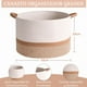 thumbnail image 4 of Canasto Ropa Sucia 50cm Cesto Organizador Con Asa Juguetes Blanco Y Café, 4 of 6