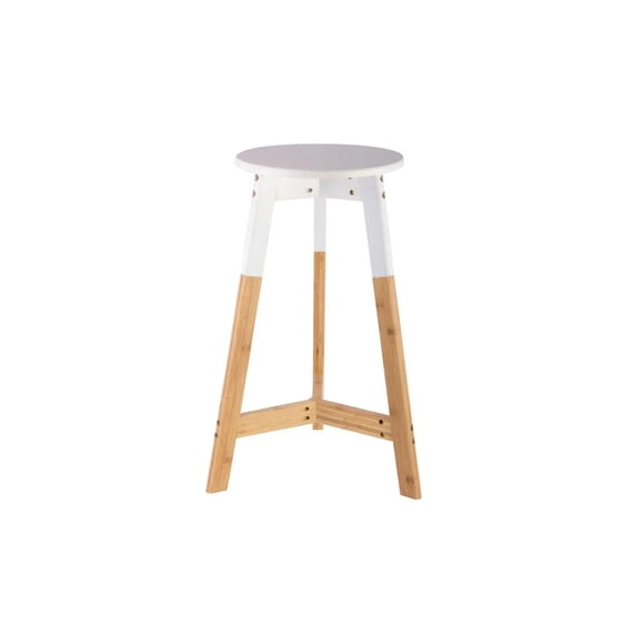 Piso De Bar Sin Respaldo Homelike 65 cm - Blanco