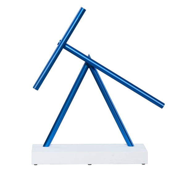 Escultura Cinética The Swinging Sticks Blanco/Azul