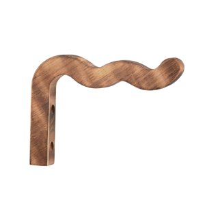 Ioensy - Soporte Exterior Para Colgar Plantas, Comedero Para Pájaros, Maceta, Accesorio De Jardinería, Madera Oscura