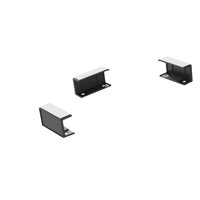 Bothyi - 3 Piezas Debajo Del Escritorio Soporte Para Computadora Portátil Estabilidad Mejorada Soporte Creativo Para Computadora Portátil Negro