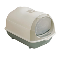 Genérico - Bandeja Sanitaria Cerrada Con Pala Color Gris