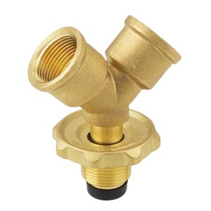 Ioensy - Adaptador Divisor De Gas Propano Adaptador En T Para Tanque De Gas Para Estufas De Camping Para Barbacoa