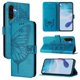 thumbnail image 4 of Funda cartera mariposa para Samsung Galaxy A56 5G con soporte y ranuras para tarjetas Azul, 4 of 5