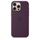 thumbnail image 1 of Funda para teléfono Apple iPhone 16 Pro Max de silicona con MagSafe Plum, 1 of 4