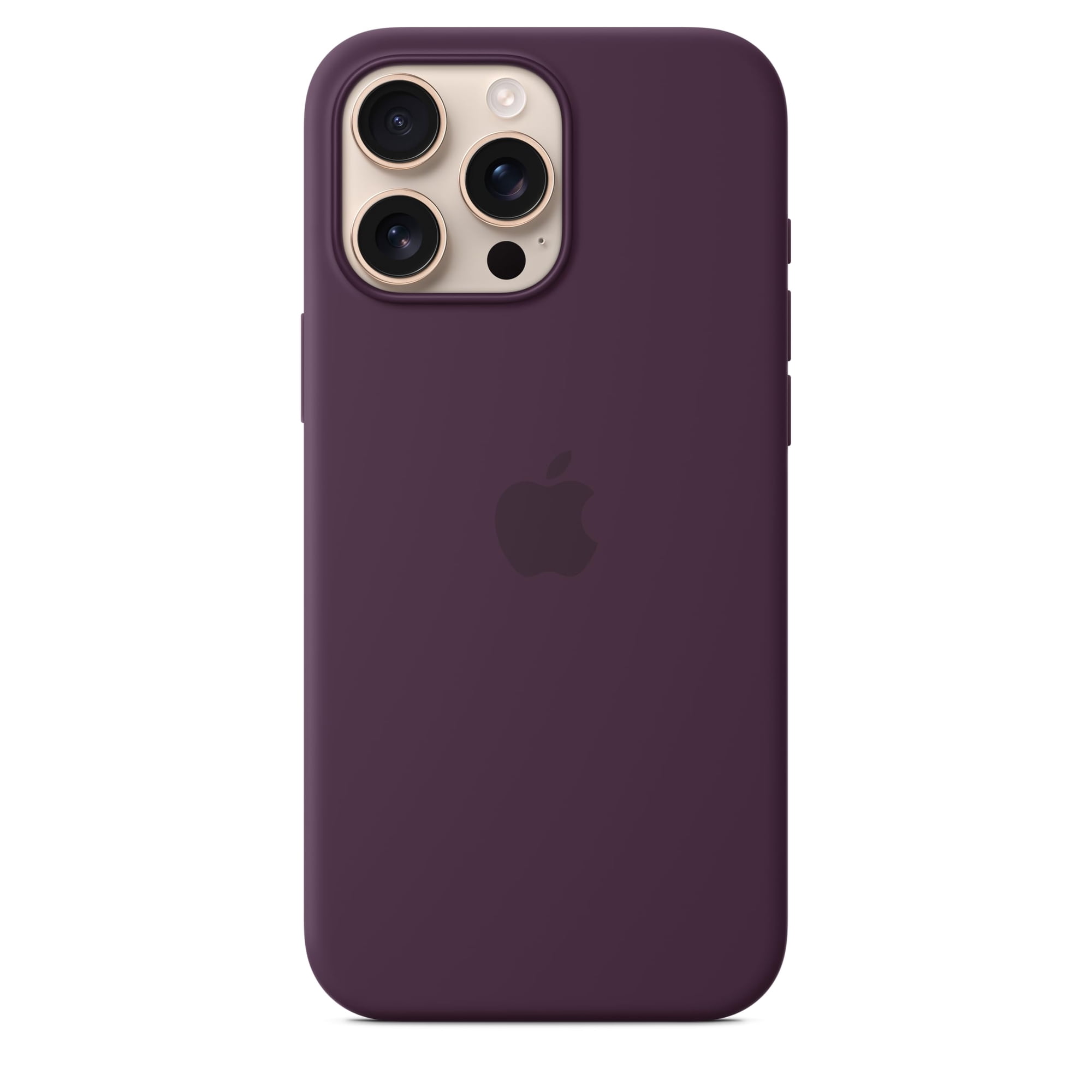 Funda Para Teléfono Apple Iphone 16 Pro Max De Silicona Con Magsafe Plum