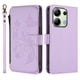 thumbnail image 2 of Funda Cartera Mariposa para [Xiaomi Redmi Note 13 4G] con Soporte y Cremallera Morado claro, 2 of 6
