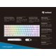 thumbnail image 2 of Teclado Ranked Guardian 68 teclas RGB intercambiable en caliente blanco, 2 of 9