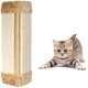 thumbnail image 2 of Pared Mounted Scratching Post, Hanging Natural Sisal Gato Scratching Alfombra, Puerta Pared Protecting Coner con Pared Fixings (Beige), 2 of 7