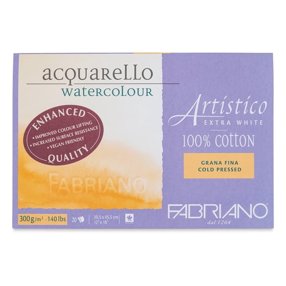 Papel de Acuarela Honsell 30,5 x 45,5 cm 20 hojas 300 g/m²