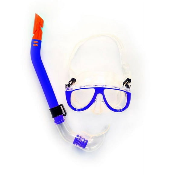 Lente De Natación Snorkel Azul Adulto