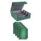 thumbnail image 2 of Caja De Baraja De Cartas Coleccionables, Juguete De Recolección Con Cierre Magnético, Almacenamiento De Cartas De Juego, Verde Y Gris, 2 of 5