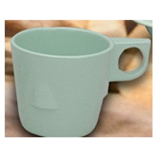 Vaso Yanco Nessico Collection De Melamina, 240 Ml, Verde Bulboso, 24 Unidades