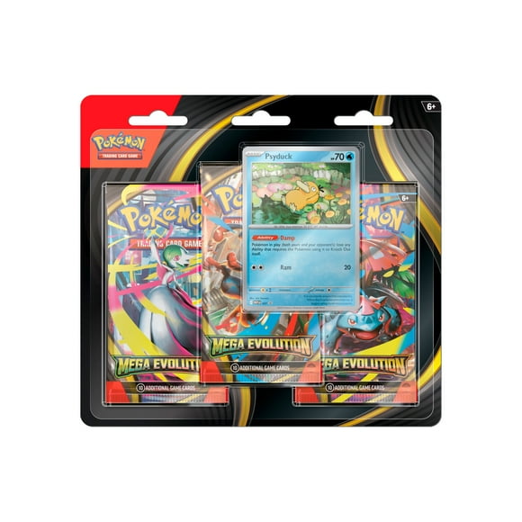 Pack de tres sobres Mega Evolution ESPAÑOL