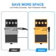 thumbnail image 4 of Paquete de 6 cables Heams Professional para guitarra Heams Professional, 30 cm, color negro, 4 of 7