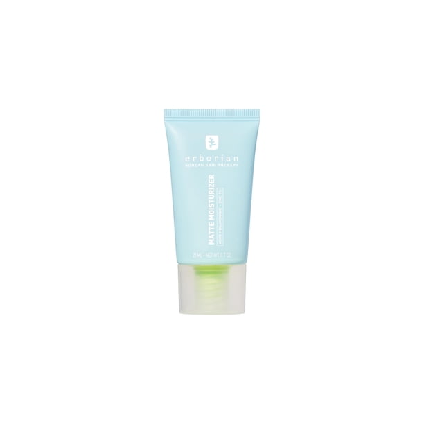 Erborian - Hidratante Mate - Gel-Crema Hidratante 24 h - Efecto matificante instantáneo - Ácido Hialurónico y Zinc - 20 ml - Cosmético coreano