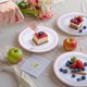 thumbnail image 3 of Platos de postre WELLIFE de plástico dorado rosa, 16 cm, 240 piezas, 3 of 7