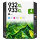 thumbnail image 1 of Cartucho de tinta LOMENTICS 932XL/933XL pack de 4 (CMYK), 1 of 6