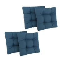 Cojín Para Silla Blazing Needles, Sarga, Cuadrado, Color Índigo, 19 X 19 Cm