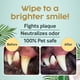 thumbnail image 3 of Toallitas limpiadoras dentales para perros Cocopup 50 almohadillas con aceite de coco, 3 of 7