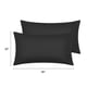 thumbnail image 5 of Funda de Almohada REGALWOVEN Juego de 2 con Cierre de Sobre Fundas de Almohada, Regalo para Mujeres Hombres Negro King, 5 of 7