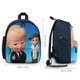 thumbnail image 2 of El Bebé Jefazo: Niño Blanco Mochila Escolar para Niños y Niñas, Mochila Infantil Ligera de Alta Calidad, Grande y Duradera Azul, 2 of 6