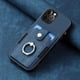 thumbnail image 1 of Stylish iPhone 14 Pro Case with Artificial Leather & Retro Hardware Ring - Perfect Fit for Apple 14plus Card Case, 1 of 3