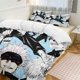 thumbnail image 2 of Jujutsu Kaisen Gojo Bedding Set Duvet Cover Comfortable and Lightweight Cartoon Bedding 3 Piece Bed Set Twin(1 Duvet Cover and 2 Pillowcase), 2 of 3