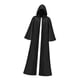 thumbnail image 5 of Capa con Capucha para Halloween, Capa de Cosplay de Longitud Completa, Disfraz de Mago, para Fiesta Punk de Pascua, Carnaval , Negro XL, 5 of 5