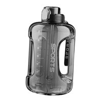 Ioensy - Jarra De Agua De Gran Capacidad Con Correa Para Beber Para Entrenamiento, Senderismo, Actividad, Negro, 1700 Ml