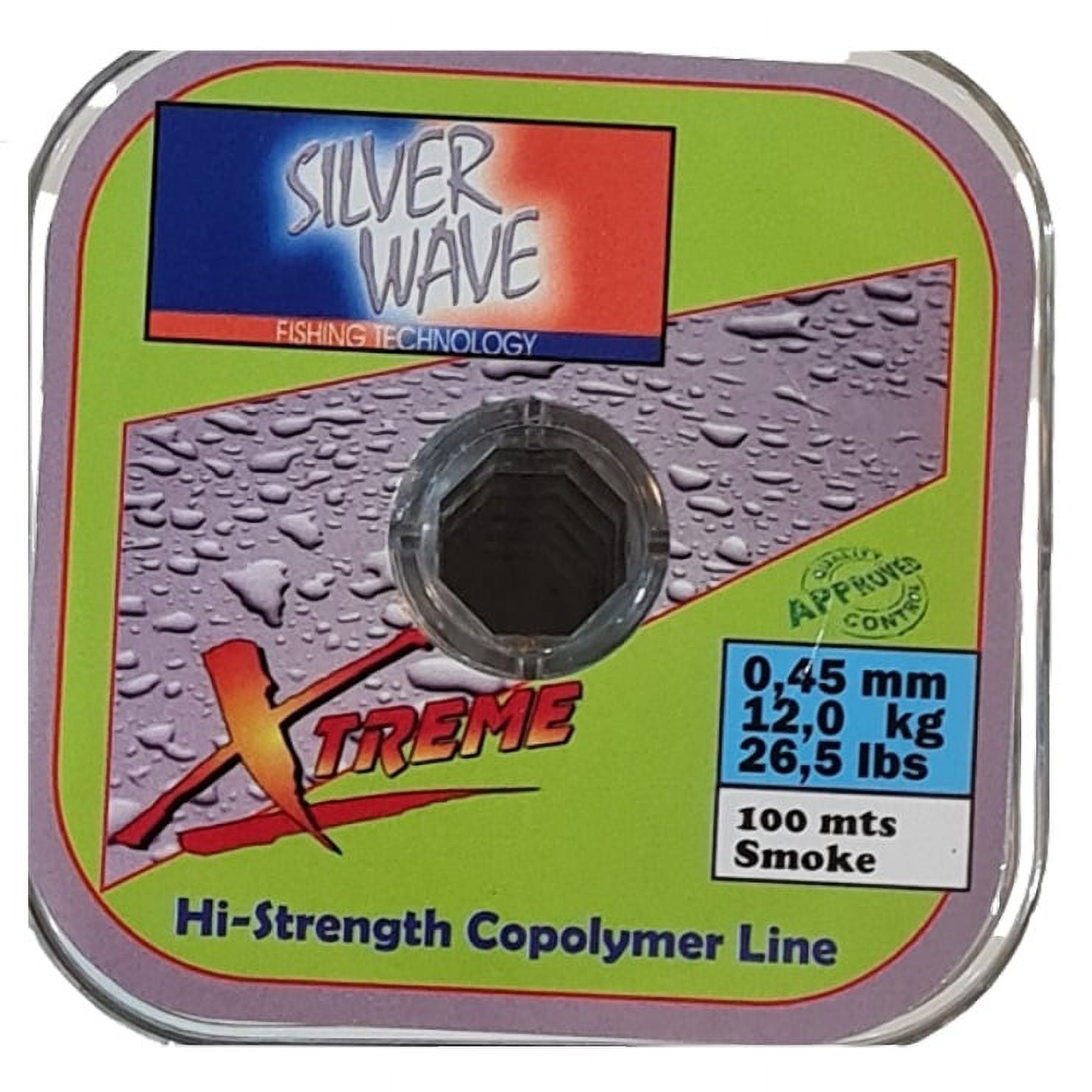 Silver Wave - Nylon De Pesca Humo 0,45mm Resistencia12kg Bobina 100mts