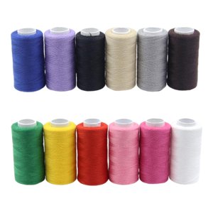 Magideal - Kit De De Coser De 12 Uds., 12 Colores, Poliéster, 383 Yardas Por Carrete, Surtido Para De Acolchado, Mano